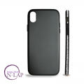 Futrola silikon cirkon Iphone XS Max crna