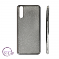 Futrola Huawei P20 / 2u1 stras i cirkoni srebrna