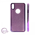 Futrola Iphone X / XS / 2u1 stras i cirkoni ljubicasta