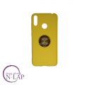 Akcija - Futrola silikon auto focus sa prstenom Huawei Y7 Pro 2019 zuta