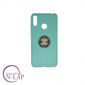 Akcija - Futrola silikon auto focus sa prstenom Huawei Y7 Pro 2019 mint