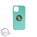 Akcija - Futrola silikon auto focus sa prstenom Iphone 11 Pro mint