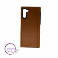 Akcija - Futrola kozna ojacana Samsung N970F / Note 10 svetlo braon