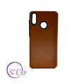 Akcija - Futrola kozna ojacana Huawei Y6 2019 /  Honor 8A  svetlo braon