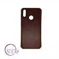 Akcija - Futrola kozna ojacana Huawei Y6 2019 /  Honor 8A  tamno braon
