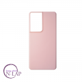 Futrola Silikon Color Samsung G998F / S21 Ultra roze