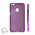 Futrola Huawei P10 Lite / 2u1 stras i cirkoni ljubicasta