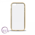 Futrola Iphone 6 Plus / kolor ivice providna zlatna