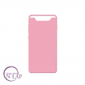 Futrola Silikon Color Samsung A805F / A80 / roze