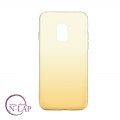 Futrola Samsung A530 / A5 2018 / A8 2018 / providna - zuto narandzasta
