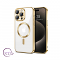 Futrola Elegant Magnetic / Iphone 15 Pro Max / golden