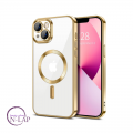 Futrola Elegant Magnetic / Iphone 15 / golden