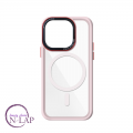 Futrola Pastel Magnetic / Iphone 15 Pro / roze