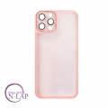 Futrola Silikon color providna / Iphone 12 Pro / roze