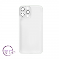 Futrola Silikon color providna / Iphone 12 Pro Max / bela