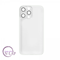 Futrola Silikon color providna / Iphone 13 Pro Max / bela