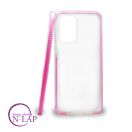 Futrola silikon rebraste ivice Samsung Galaxy G985F / S20 Plus pink