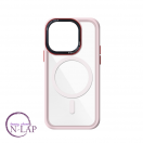 Futrola Pastel Magnetic / Iphone 15 Pro / roze